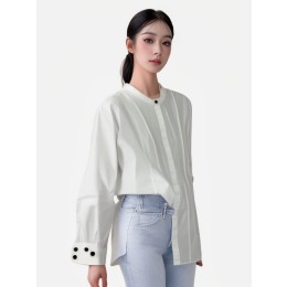 訂製女酒店工作人員制服    設計帶有袖子細節的白色襯衫      酒店接待部門員工服  Artyzen Hotel  酒店制服製造商  HL066 訂製女酒店工作人員制服    設計帶有袖子細節的白色襯衫      酒店接待部門員工服  Artyzen Hotel  酒店制服製造商  HL066